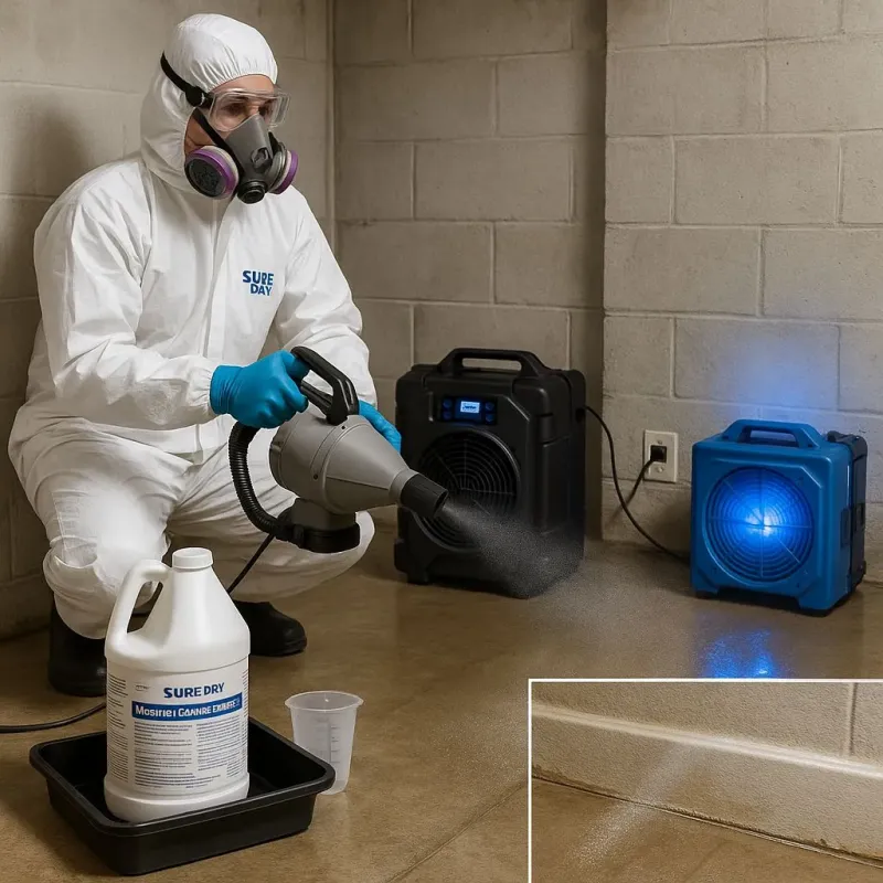 Sanitization and Odor Removal process in Rockaway Point, NY